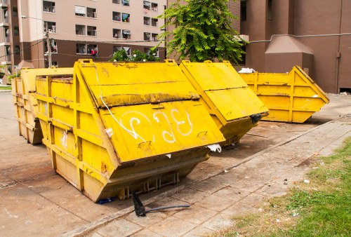 Illustration of business waste removal process in Penge